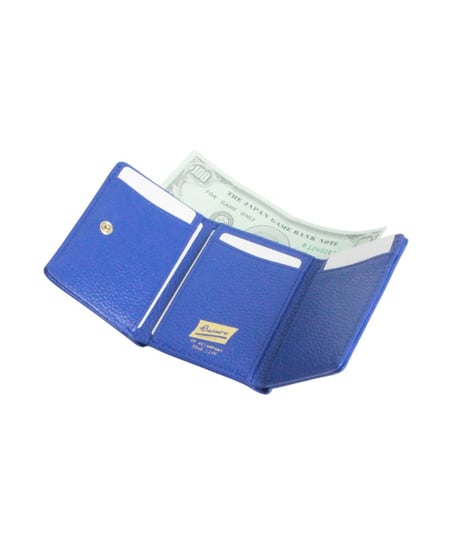 【B-26401】BEAURE COW LEATHER MINI WALLET｜カウレザー 三つ折り ミニ ウォレット