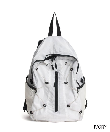 【B-26439】BEAURE NYLON DRAWSTRING BACKPACK｜ナイロン ドローストリング リュック
