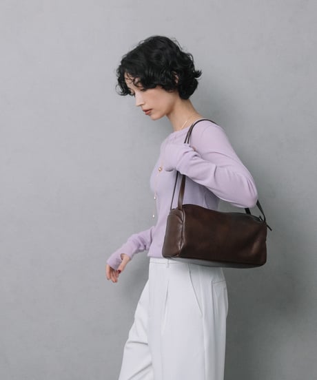 【B-26423】BEAURE COW LEATHER MINI SHOULDER BAG｜カウレザー ミニ ショルダーバッグ