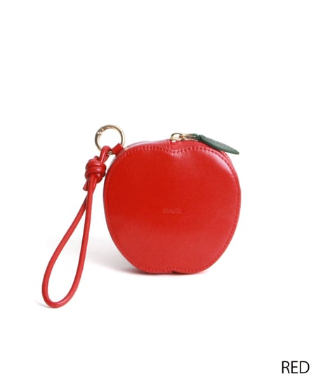 【B-26404】BEAURE APPLE MOTIF MINI POUCH｜りんごモチーフ ミニ ポーチ