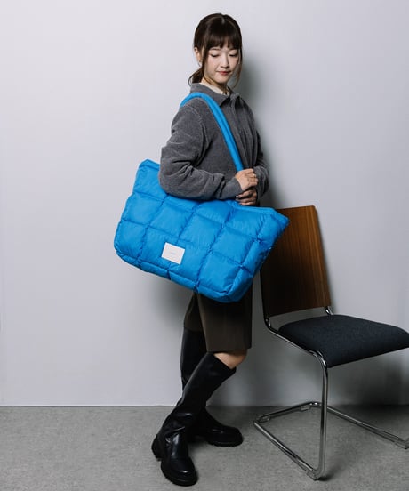 【B-26444】BEAURE QUILTED LARGE TOTE BAG｜キルティング ラージ トート バッグ