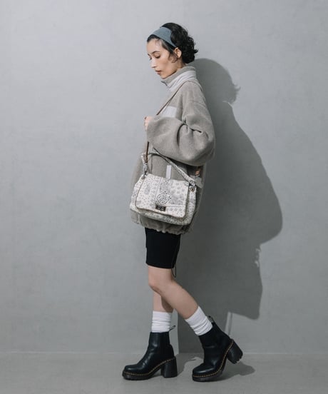 【B-26353】BEAURE ペイズリー柄 2WAYミニショルダー