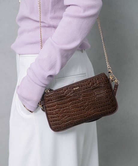 【B-25342】BEAURE Leather Mini Strap Bag