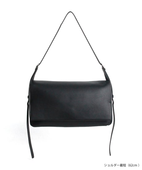 【B-26418】BEAURE FLAP WIDE SHOULDER BAG｜フラップ ワイド ショルダーバッグ