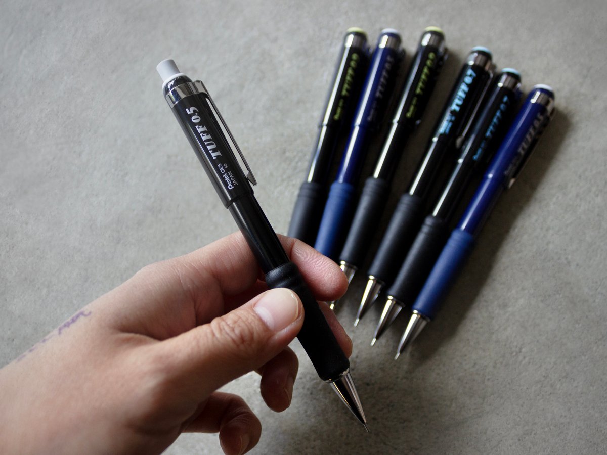 TUFF 0.5 シャープペンシル 黒 TUFF シャープペンシル 0.5/ 0.7/ 0.9 | WRITE&DRAW.