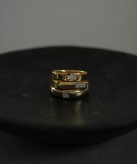 cz gold ring
