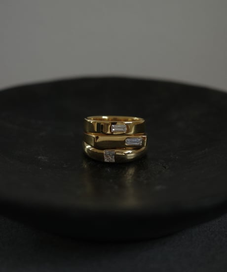 cz gold ring
