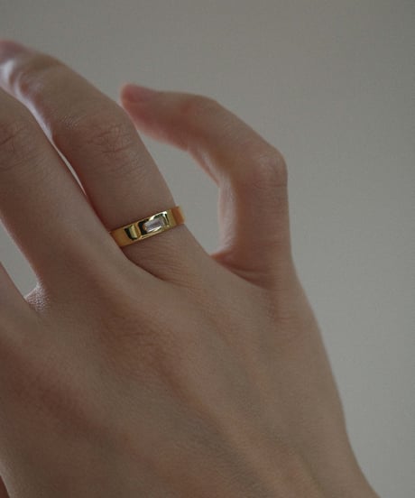 cz gold ring