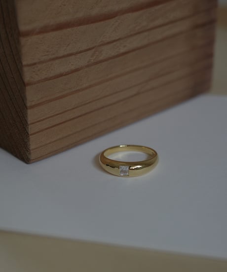 cz gold ring