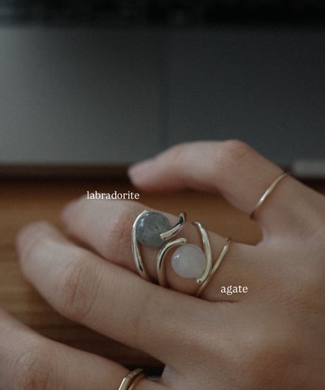 round stone ring