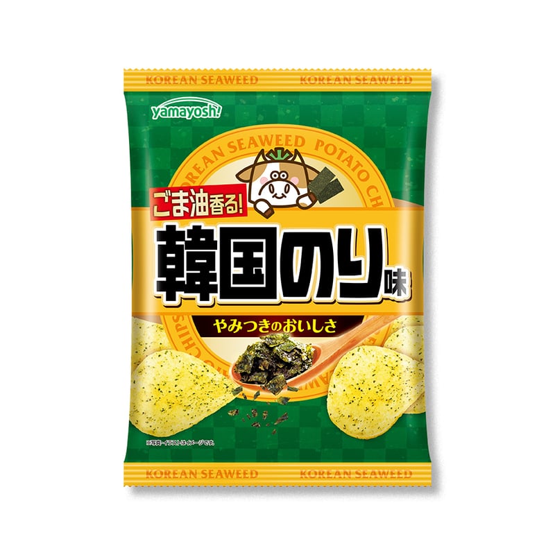 袋販売】ポテトチップス 韓国のり味 | わさビーフのヤマヨシ直売所