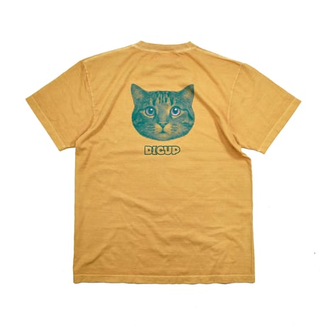 DIGUP CAT TEE SHIRTS / Vintage Yellow