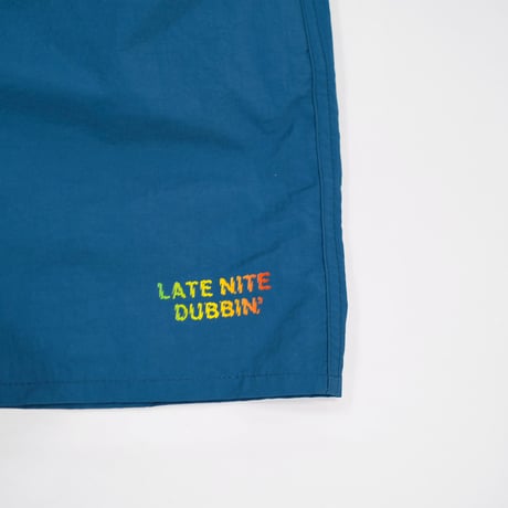 LATE NITE DUBBIN’  NYLON SHORTS / Blue