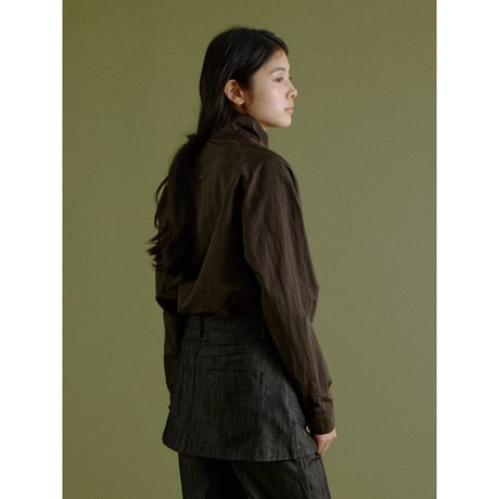 【NOKCHA original】washer raglan sleeve shirt/2colors_nb0435