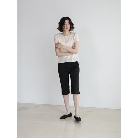 《予約販売》slit cotton biker pants/2colors_np1325