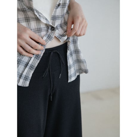 《予約販売》soft lib knit half pants/2colors_np1316