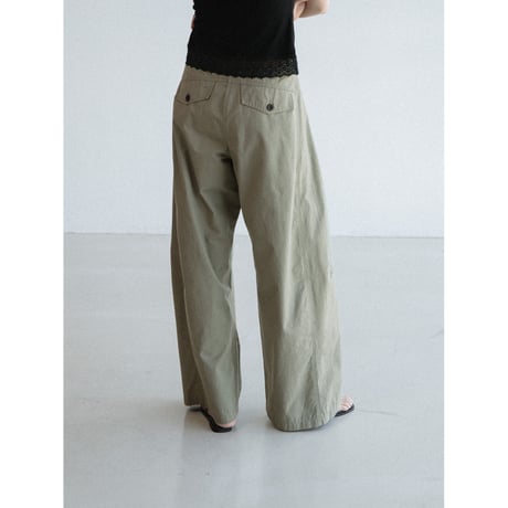 《予約販売》accent oval cotton light pants/2colors_np1310