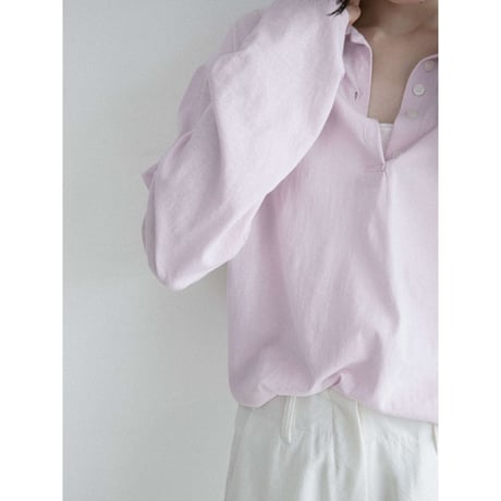 《予約販売》sheer button fly tops/3colors_nt2630