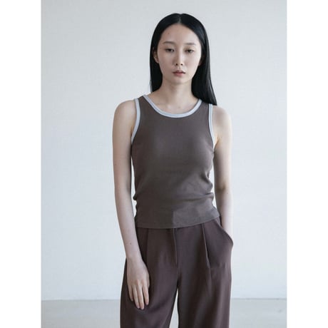 《予約販売》cup in casual tank top/2colors_nt2643