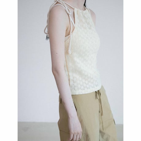 《予約販売》rope neck knit camisole/3colors_nt2635