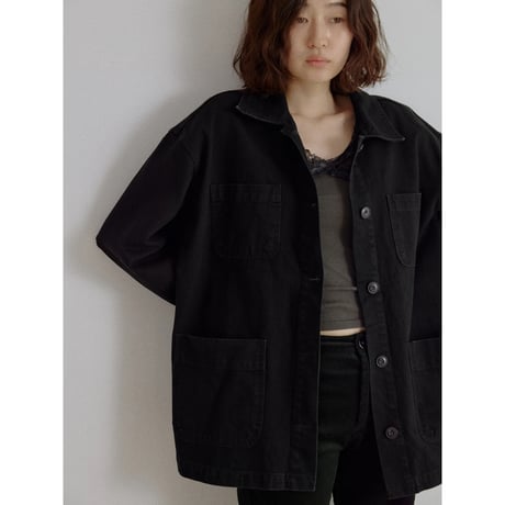 《予約販売》ashed denim jacket/2colors_no0542