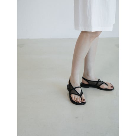 《予約販売》mesh cross sandal_na0808
