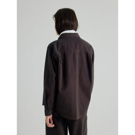 【NOKCHA original】mannish denim shirt jacket/2colors_no0542