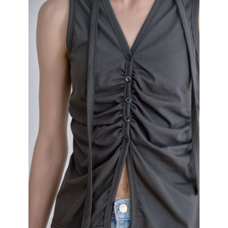 《予約販売》tie & gather sleeveless/2colors_nt2608