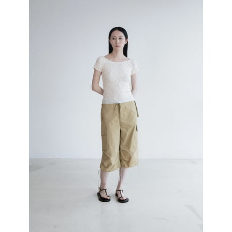 《予約販売》jacquard accent stretch tops/2colors_nt2649