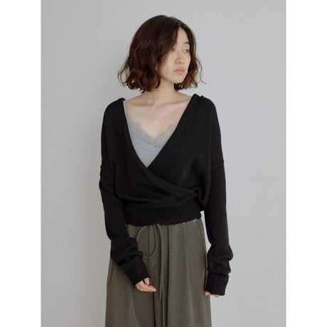 《予約販売》cache-coeur minimal knit tops/2colors_nt2707