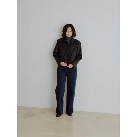《予約販売》accent border soft tops/3colors_nt2703