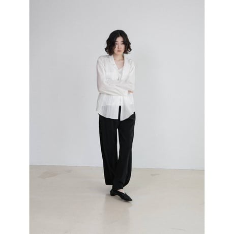 《予約販売》open collar washer shirt/3colors_nb0430