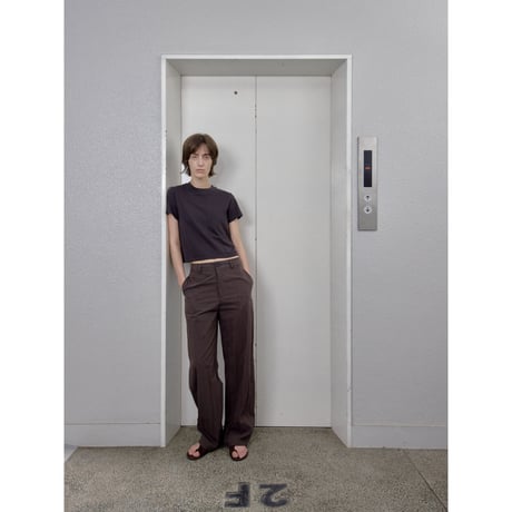 【NOKCHA × MOMO】alphabet minimal tee/3colors_nt2602