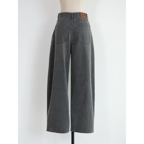 《予約販売》light gray oval jeans_nj0203