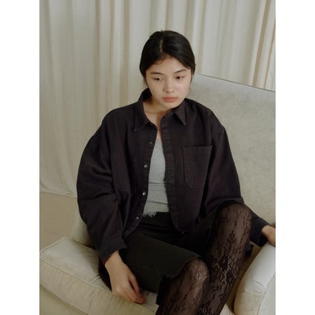 【NOKCHA original】mannish denim shirt jacket/2colors(unisex)_no0543