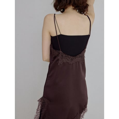 《予約販売》satin lacy tunic/2colors_nt2699