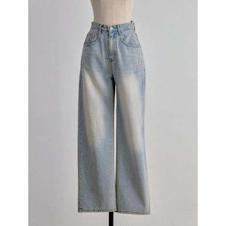 《予約販売》vintage like wide jeans/2colors_nj0193