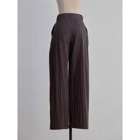 【NOKCHA original】material mannish pants/burgundy_np1272