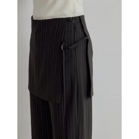 《予約販売》docking stripe wide pants/2colors_np1341