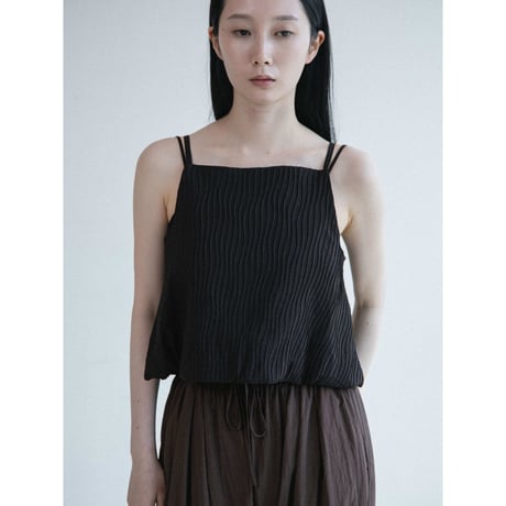 《予約販売》pleats glossy camisole/2colors_nt2633