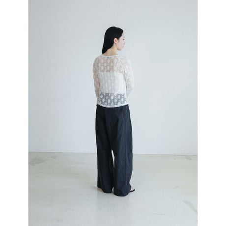 《予約販売》accent oval cotton light pants/2colors_np1310
