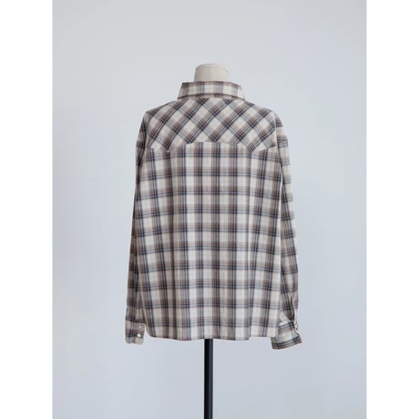 《予約販売》western check shirt/2colors_nb0426