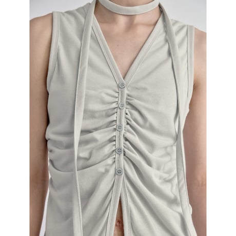 《予約販売》tie & gather sleeveless/2colors_nt2608