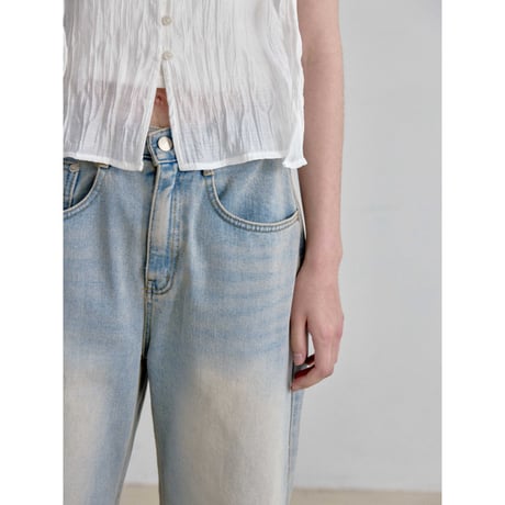 《予約販売》vintage like wide jeans/2colors_nj0193