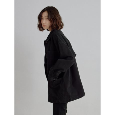 《予約販売》ashed denim jacket/2colors_no0542