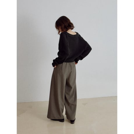 《予約販売》cache-coeur minimal knit tops/2colors_nt2707