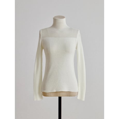 《予約販売》soft sheer knit tops/4colors_nt2709