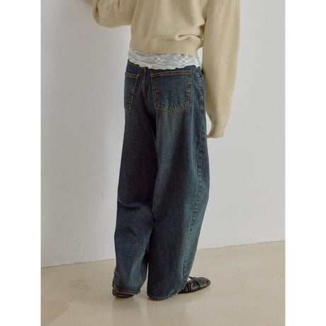 《予約販売》mannish oval jeans_nj0206
