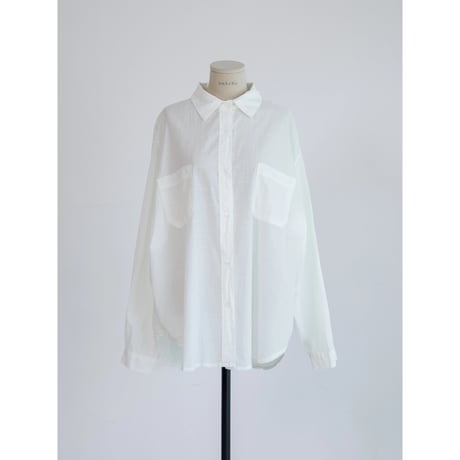 《予約販売》cotton over daily shirt/2colors_nb0406