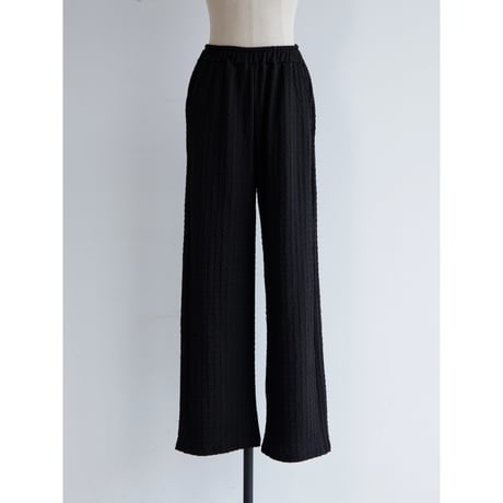 《予約販売》jacquard accent easy wide pants/2colors_np1307